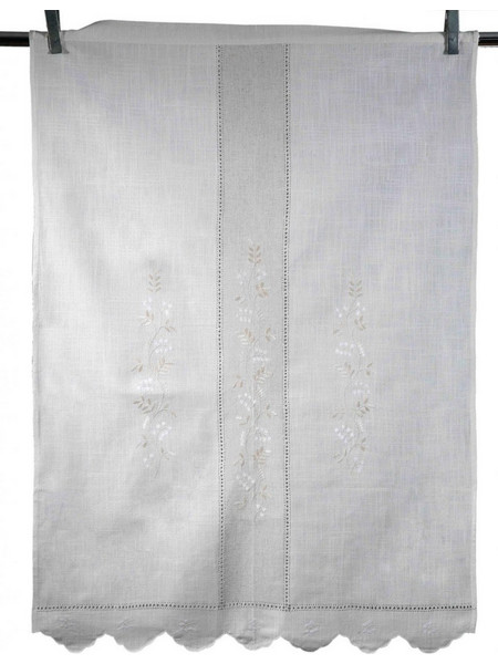 Silk Fashion Κουρτίνα με Τούνελ 200x270 465 Λευκό