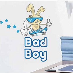 Αυτοκόλλητα Τοίχου Βινυλίου Bad Boy 11006 34X15,5Cm Ango