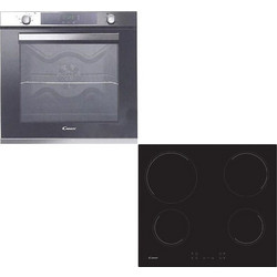 Candy Φούρνος Ηλεκτρικός Άνω Πάγκου 78lt 59.5cm FCXP825X με Κεραμικές Εστίες CH64CCB