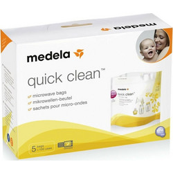 Medela Medela Quick Clean Σακουλάκια Αποστείρωσης Μικροκυμάτων, 5τμχ