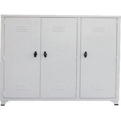 Ντουλάπα Γαλβανιζέ Τρίφυλλη mini 100x120x46cm
