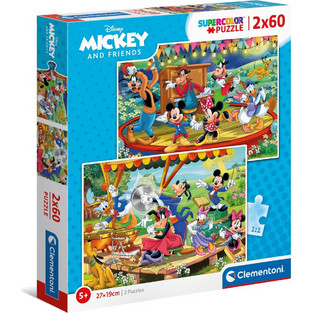 Παιδικό Puzzle Clementoni Disney Mickey & Friends 2x60 Κομμάτια