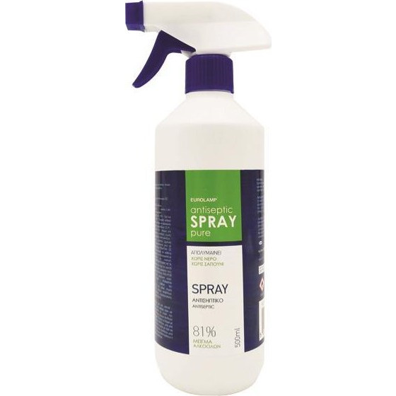 Eurolamp Antiseptic Pure Spray 500ml | BestPrice.gr