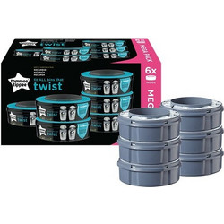 Tommee Tippee Twist & Click Ανταλλακτικά Κάδου Απόρριψης Πάνας, 6τεμ