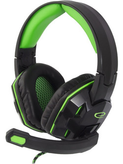 Esperanza EGH380 Gaming Headset Over Ear Black Green