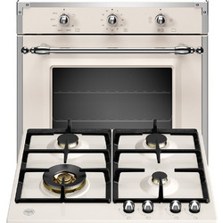 Bertazzoni Φούρνος Αερίου Άνω Πάγκου 57lt 59.5cm F605HERGKAX με Εστίες Αερίου P604LHERAX