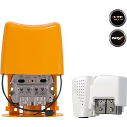 Televes Mast Amplifier + PSU 12V UHF/VHF/SAT ΠΛΗΡΕΣ SET ΕΝΙΣΧΥΤΗ ΕΠΙΓΕΙΑΣ ΚΑΙ ΔΟΡΥΦΟΡΙΚΗΣ ΚΕΡΑΙΑΣ 2in1 με Φίλτρο 4G-5G LTE