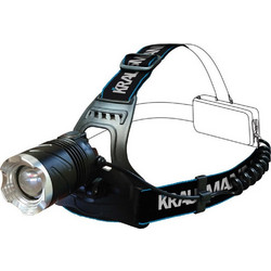 Krausmann LT40140 Επαναφορτιζόμενος Φακός Κεφαλής Εργασίας Led Αδιάβροχος 300lm