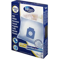 Wpro HO063-MW Σακούλες Σκούπας 4τμχ Συμβατές με Σκούπα AEG / Electrolux / Hoover
