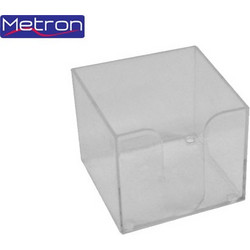 Metron Κύβος Πλαστικός Classic Collection Διάφανο 1τμχ