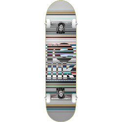 Rellik Stripes Series Complete Skate White 7.875