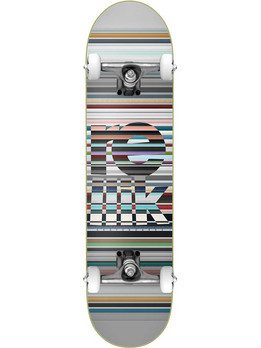 Rellik Stripes Series Complete Skate White 7.875