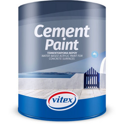 Vitex Cement Paint Τσιμεντόχρωμα Λευκό 0.75lt