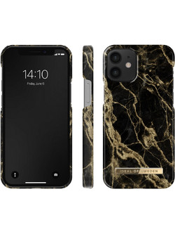 iDeal of Sweden Fashion Back Cover Golden Smoke Marble (iPhone 12 mini)
