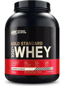 Optimum Nutrition Gold Standard 100% Whey Cookies & Cream 2.27kg