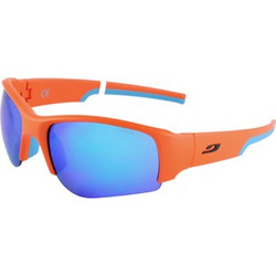Julbo DUST433 1178 Ανδρικά Γυαλιά Ηλίου Μάσκα Κοκάλινα Πορτοκαλί με Μπλε Degradee Polarized Φακό