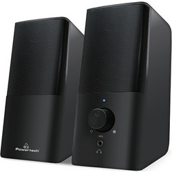 Powertech PT-847 Ηχεία Υπολογιστή 2.0 6W Black