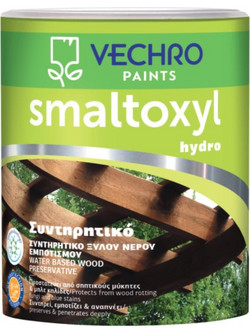 Vechro Smaltoxyl Hydro 39 Συντηρητικό Ξύλου Έτοιμο προς Χρήση Satin Μαόνι 0.75lt