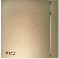 S&P SILENT DESIGN-100CZ Εξαεριστήρας μπάνιου-(Champagne)