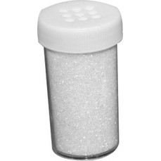 Λευκό glitter για διακόσμηση σε κουτάκι 20gr