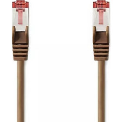 Nedis U/UTP Cat.6 Καλώδιο Δικτύου Ethernet 5m Brown
