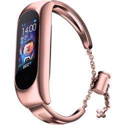 Hurtel Bracelet Λουράκι Μεταλλικό Pink (Mi Smart Band 5 / 6)