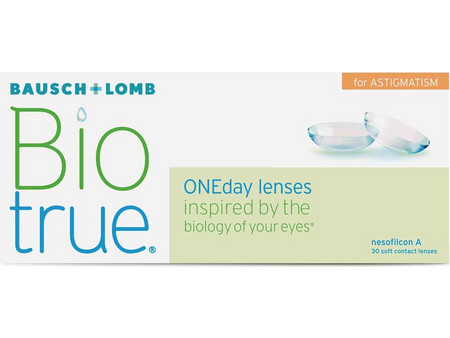 Bausch & Lomb Biotrue Ημερήσιοι Φακοί Επαφής Αστιγματικοί Υδρογέλης 30τμχ