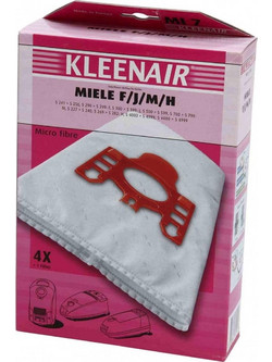 Kleenair MI-7 Σακούλες Σκούπας 4τμχ Συμβατές με Σκούπα Miele