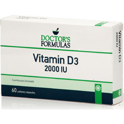 Doctor's Formulas Vitamin D3 2000iu 60 Μαλακές Κάψουλες