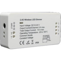 Δέκτης Dimming 12-24V DC για Προιόντα και ταινίες Led-rec-atn-206