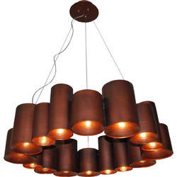Home Lighting Brody Κρεμαστό Φωτιστικό Οροφής Πολύφωτο Μπρονζέ 77-3991