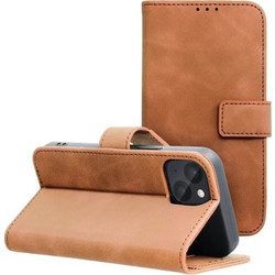 Forcell Tender Book Θήκη Brown (iPhone 13 Pro)