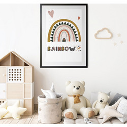 ΠΑΙΔΙΚΗ ΑΦΙΣΑ RAINBOW 3 48288 (PVC/PLEXIGLASS ΜΑΥΡΗ ΚΟΡΝΙΖΑ ΜΕ ΠΛΑΙΣΙΟ) 40x60cm