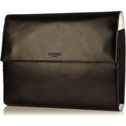 KNOMO Knomad Γνήσια Δερμάτινη τσάντα Sleeve για iPad 9-10" Smartphones and Tablets 10" - ΜΑΥΡΟ - KN-14-091-BLK