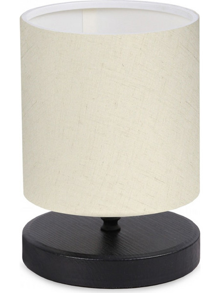 Megapap GP029-0015,1 Πορτατίφ E14 Μπεζ Μαύρο Φ15xΥ22cm