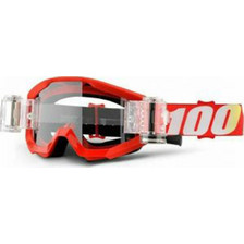 Μάσκα 100% Strata SVS Google Furnace | Clear Lens Red
