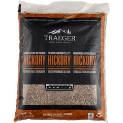 Traeger Grills PREMIUM BBQ PELLETS FSC - HICKORY PELLETS - 9 KG BAG