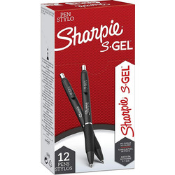 Μαρκαδόρος Ανεξίτηλος Κόκκινο S-Gel 0.7mm Sharpie Κουτί 12τεμ