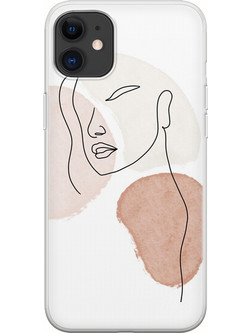 Θήκη Girl Look iPhone 11 Flexible TPU (Διάφανη Σιλικόνη)