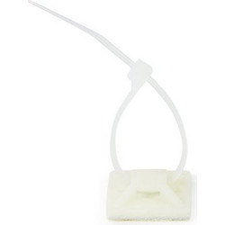 LogiLink Cable tie mounts, self-adhesive, for cable ties: 8x1.9 mm (KAB0042)
