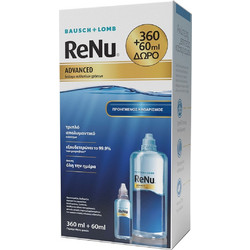 Bausch & Lomb ReNu Multiplus Advanced Υγρό Φακών Επαφής 360ml + 60ml