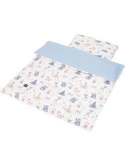 Tuttolina Tepee Σετ Λίκνου White/Blue 3τμχ