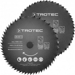 TROTEC Σετ λεπιδών Circular saw 1 HSS O 89 mm, 2 parts (6215001301)