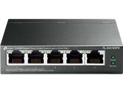 TP-Link TL-SG105PE Managed L2 Switch με 5 Θύρες Ethernet 1Gbps