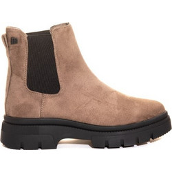 MTNG Γυναικεία Μποτάκια Chelsea Suede Ταμπά με Χοντρό Χαμηλό Τακούνι 51844
