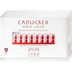 Labo Cadu-Crex Initial Man Αμπούλες κατά της Τριχόπτωσης 40x3.5ml