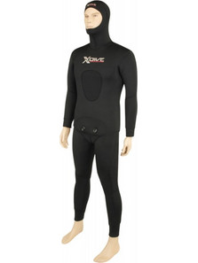 XDive Inverno Ολόσωμη Στολή Κατάδυσης Ξυρισμένη Neoprene με Επιστήθιο για Αυτόνομη Κατάδυση 7mm