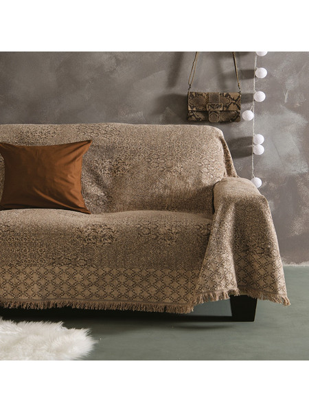 SB Home Ριχτάρι Τριθέσιου Καναπέ 180x300 Cracker Beige