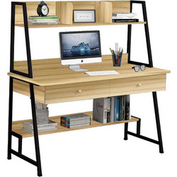 Woodwell Γραφείο Ξύλινο με Βιβλιοθήκη 120x48x73cm ΕΟ405,3