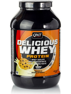 QNT Delicious Whey Cookies & Cream Πρωτεΐνη Ορού Γάλακτος Γράμμωσης 908gr